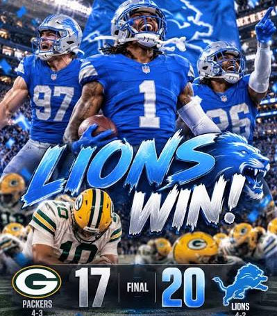 Controversy Over the 3-Point Victory Between the Detroit Lions and Green Bay Packers - Detroit - 1