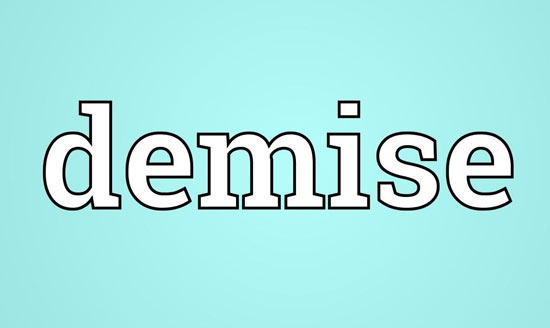 Demise? 그 회사는 시마이됐습니다. 망했다는 뜻 - Rancho Cucamonga - 1