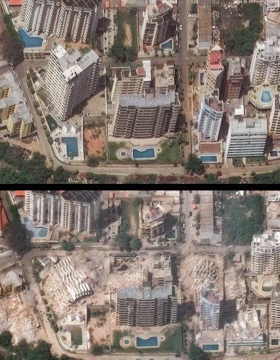 The Harsh Reality of the Venezuela Earthquake Shown in Satellite Images - Sacramento - 1