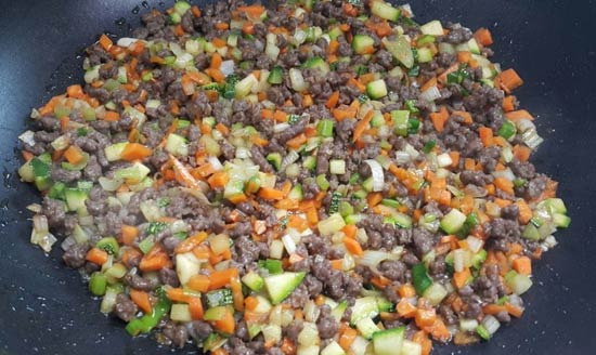 Quick Beef Fried Rice with Just Ground Beef at Home - Palisades Park - 3