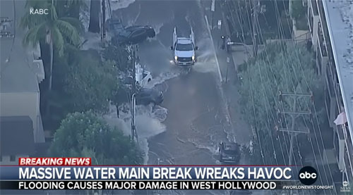 LA Water Main Breaks: Is It a Sign of an Earthquake? - Los Angeles - 1