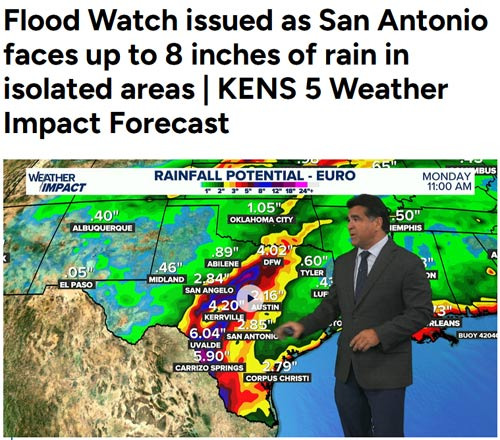 This Week in San Antonio: Flood Watch Until Friday - San Antonio - 1