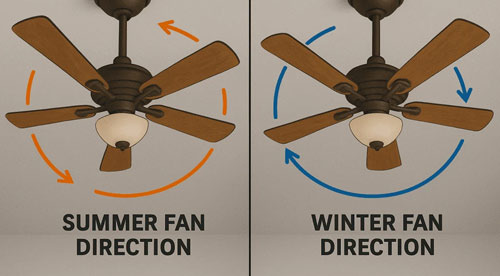 Why You Should Change the Direction of Your Ceiling Fan for Summer and Winter - San Antonio - 1