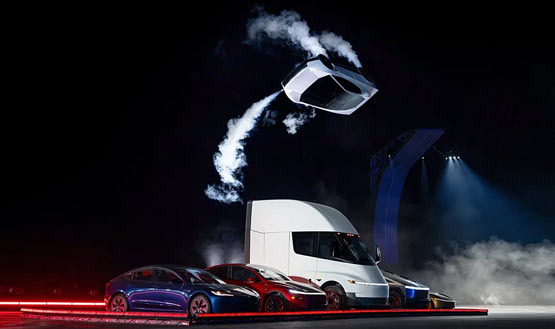 Tesla Mastering SpaceX's Visionary Techniques, Now Hovering in Midair? - Houston - 1