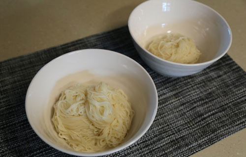 Super Easy Cold Noodle Recipe with Soft Tofu - Seattle - 3