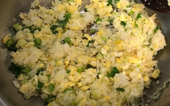 Savory Chinese Restaurant Egg Fried Rice, Easy to Make at Home - San Francisco - 3