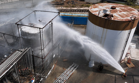 Garden Grove 'Methyl Methacrylate' Leak Forces Evacuation of 50,000 - Buena Park - 1