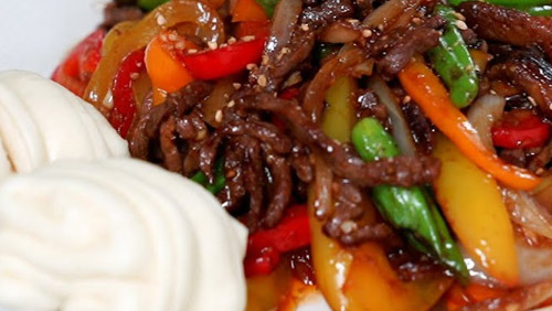 Weekend Lunch Delicacy: How to Make Spicy Stir-Fried Peppers with Flower Buns - San Diego - 1