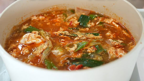 5-Minute Magic: Spicy and Refreshing 'Green Onion and Egg Soup' - Fairfax - 1
