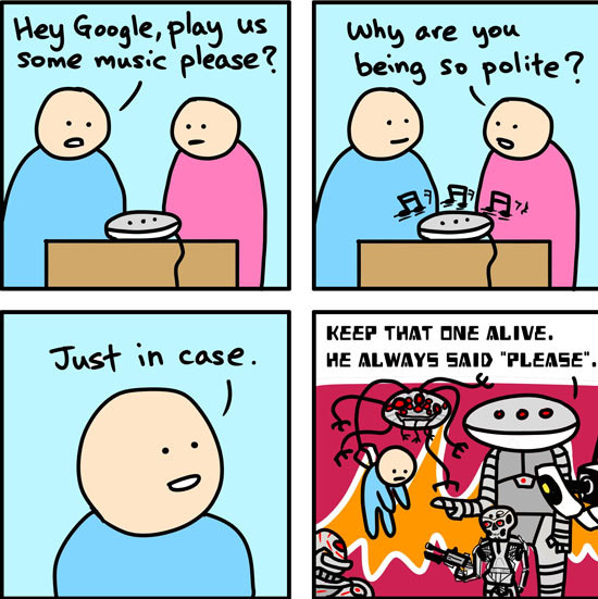 요즘 AI 사용할때 컴퓨터한테 존댓말 쓰는 사람들이 많은이유  - Los Angeles - 1