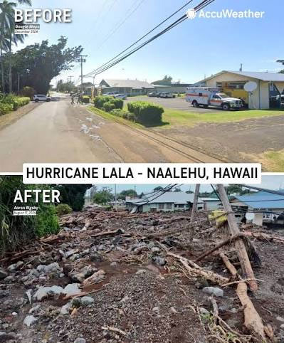 Homes Destroyed and Roads Cut Off: Impact of Hurricane Lara on Big Island - Kahului - 1