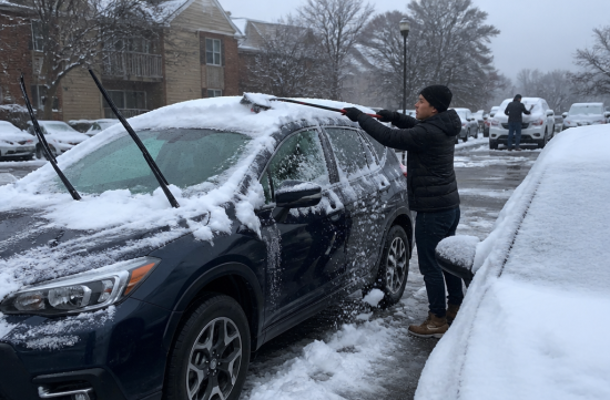 If You Don't Clear Snow Off Your Car Roof, You Could Get Fined: New Maryland Law Takes Effect in October - Gaithersburg - 1
