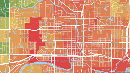 Lansing's Murder Rate, Vehicle Theft, Property Crime Statistics and Recent Trends - Lansing - 1