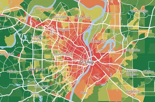St. Louis Crime Statistics Data, Overview of Property Crime Trends - Saint Louis - 1