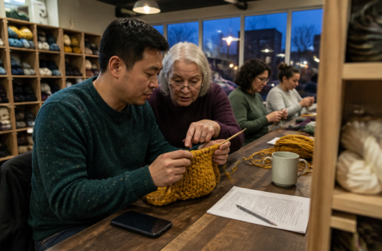Knitting Instead of Smartphones: A Beginner's Guide to the Trending Analog Hobby - Ann Arbor - 1