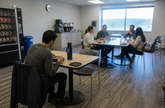 Reasons You Lose Out by Eating Lunch Alone at Work in the U.S. - Washington - 1