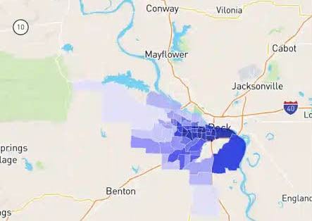 Little Rock Crime Statistics: Analyzing Safety Differences by Area - Little Rock - 1