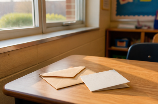 The True Meaning Behind This Small Envelope for Teacher Gifts in American Schools - Annandale - 1