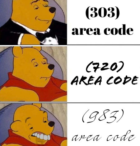 The Secret Behind the Confusing Area Codes 303, 720, and 983 in Denver - Denver - 1