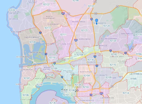 San Diego Area Phone Numbers: 619, 858, 760 - San Diego - 1