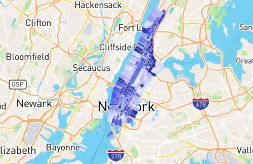 뉴욕 치안 현황, 안전한 동네와 자치구별 범죄율 차이 - New York - 1