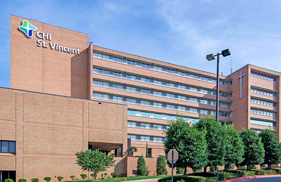 Little Rock Level II Trauma Center, CHI St. Vincent Infirmary - Little Rock - 1