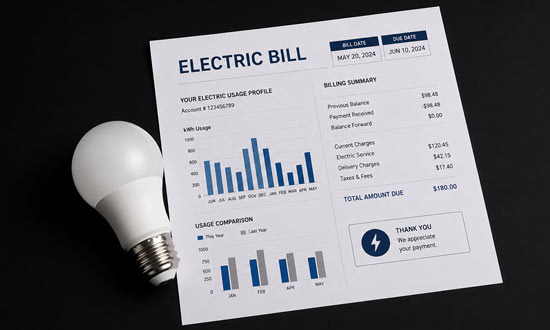 Palisades Park NJ Electric and Winter Heating Costs: Actual Figures - Palisades Park - 1