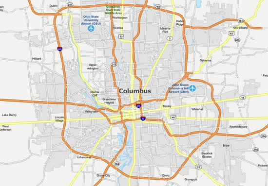 Columbus and Surrounding Cities Drive Guide - Columbus - 1