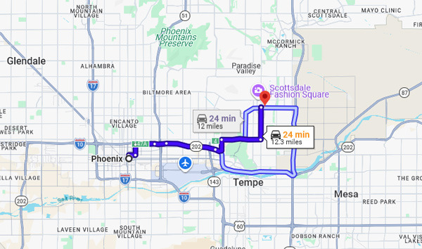 Here's a summary of what's around Phoenix - Phoenix - 1