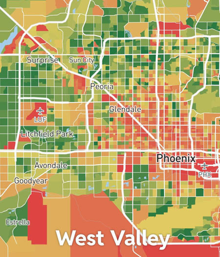 Danger Zones and Safe Areas in Phoenix Metro - Phoenix - 1
