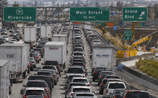 Main Highways in Fullerton: Traffic Congestion Areas - Fullerton - 1