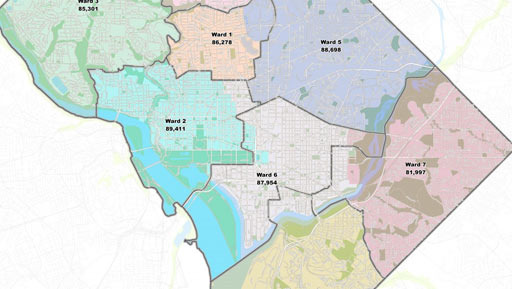 Income and Population Composition Varies Greatly by Ward in Washington DC - Washington - 1