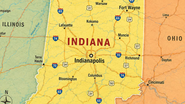 인디애나폴리스 주변에 있는 주요 도시들 정보 - Indianapolis - 1